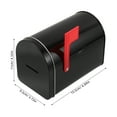 thumbnail image 6 of LOLIPPYY Kids Mailbox Toy: Raised Flag Metal Post Box - Valentine Card Exchange Box for School - Tinplate Mailbox for Classroom Card Collections, 6 of 7