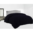 thumbnail image 2 of BedDecor 300 GSM 1Pcs Pinch Pleated Solid (Navy Blue, Twin/Twin Xl) 100% Egyptian Cotton Base Comforter, 2 of 7