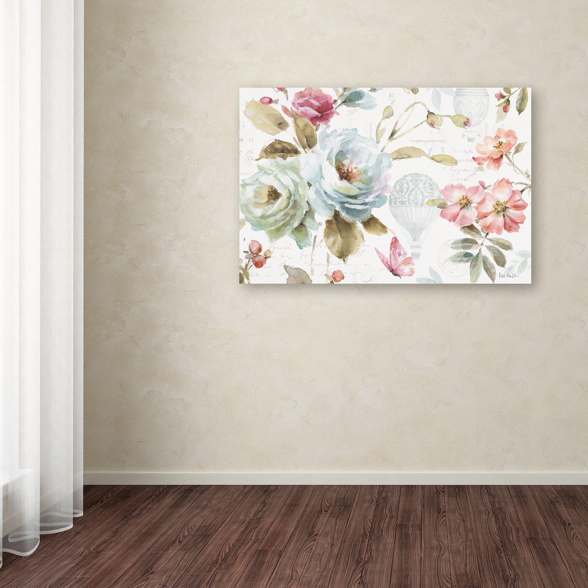 Trademark Fine Art 'Beautiful Romance II' Canvas Art by Lisa Audit