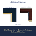 thumbnail image 2 of The University of Texas at Arlington College of Education Diploma Frame, Document Size 14" x 11", 2 of 8