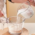 thumbnail image 6 of GeBuSn Food Grade Heat Glass Measuring Cup! Precise Graduation Microwave For Baking & Cooking (Clear), 6 of 6