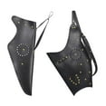 thumbnail image 1 of LOVIVER 2Pieces Quiver Leather Storage Bag Waist Hip Shoulder Bag for Target Shooting Hunting, Lightweight, 1 of 8