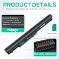thumbnail image 2 of OA04 Battery For HP Touchsmart 15-D069WM 15.6" 740715-001 HSTNN-LB5Y 41Wh, 2 of 4