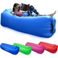 thumbnail image 1 of Waterproof air sofa with comfortable cushions, portable inflatable, 1 of 5