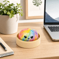 thumbnail image 5 of Rainbow Dumpling Squishy,Jumbo Rainbow Dumpling Squishy Toys with Mini Steamer Box - Viral Cute Bao Bun Stress Relief Ball, Soft Slow-Rising Sensory Fidget Squeeze Toys for Teens & Adults, 5 of 14