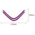 thumbnail image 4 of Ndcxsfigh Para PS5 Console Light Bar LED Luminous Sticker Light Bar Calcomanías (Púrpura), 4 of 8