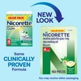 thumbnail image 3 of Nicorette Nicotine Gum, Stop Smoking Aids, 4 Mg, Spearmint Burst, 160 Count, 3 of 10