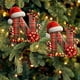 thumbnail image 3 of Adornos Navideños con Monograma Acrílico de 26 Letras y Gorro de Papá Noel | Adornos Colgantes 2D para Árbol de Navidad | Decoración Navideña para El Hogar | Adornos Navideños Multiusos para Chimenea, 3 of 5