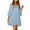 Blue, variant on Plus Size Dresses for Women Casual,Womens 2024 Summer Ruffle Short Sleeve Sundress,Womens Ruffle Sleeve Dresses V Neck Tunic Dress Casual Loose Flowy Swing Shift Dress Mini Dress
