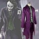 thumbnail image 1 of Heath Ledger Cosplay Suit Halloween mens Movie The Dark Knight Joker Costume Purple Jacket Full sets clown trench coat - FKB, 1 of 4