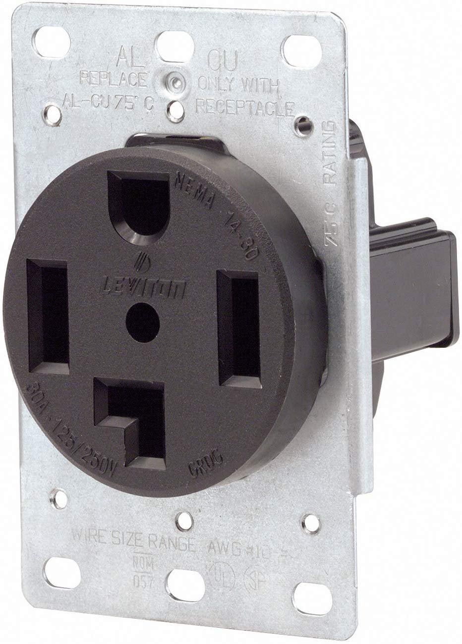 Leviton 071 00278 000 4 Wire 30 Amp 250 Volt Flush Mount Dryer tractordata-massey-ferguson-240-tractor-information