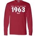 thumbnail image 3 of Inktastic Don't Let the Dream Die 1963 MLK Long Sleeve T-Shirt, 3 of 5