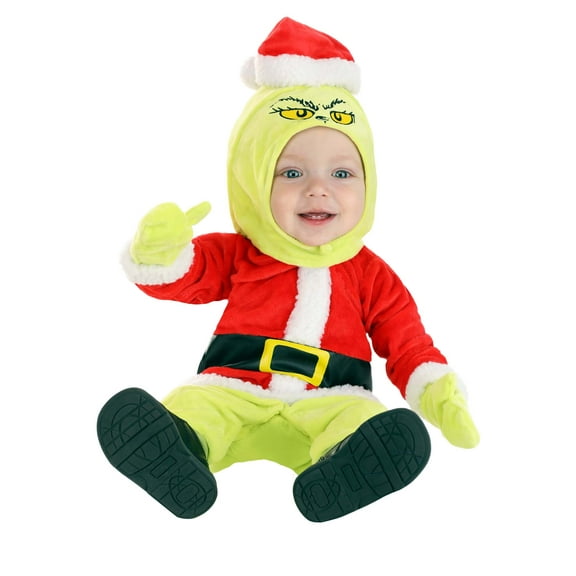 Infant The Grinch Santa Costume
