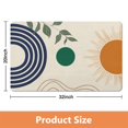 thumbnail image 4 of Mid Century Abstract Boho Aesthetic Bathroom Rugs, Bohemian Sun Modern Minimalist Home Bathtub Decor Bath Floor Mat, Super Soft Washable Absorbent Non Slip Microfiber Bathroom Rug 20"x32", 4 of 5