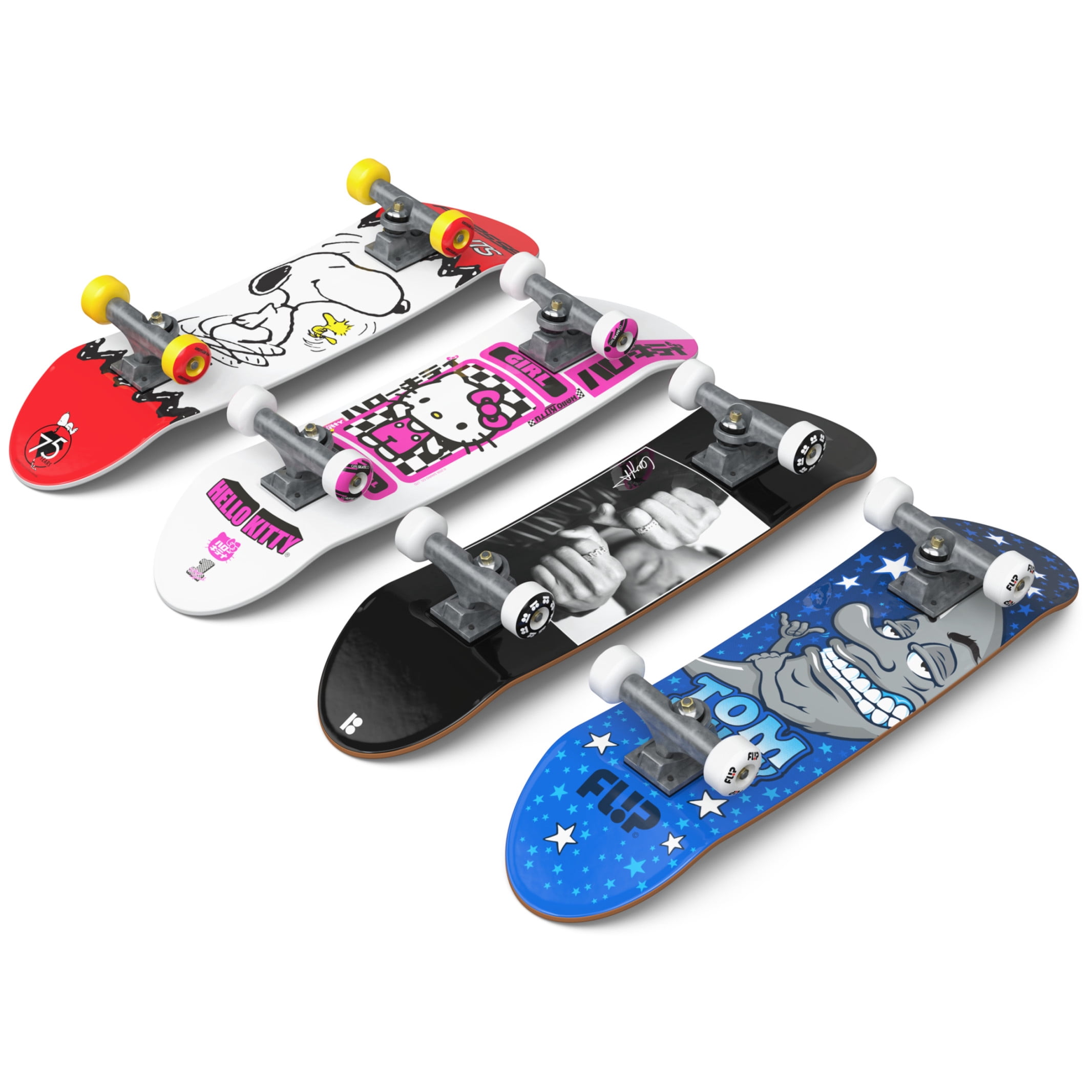 Tech Deck Hello Kitty Handboard for Kids - Authentic Mini Skateboard Toy