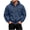 G04 - Dark Blue, variant on Multi Pocket Full Zip Hoodie for Men, Chest Zip and Sleeve Flap Pockets, Casual Long Sleeve Sweatshirt Jacket, G05 - Dark Gray, 3X-Large