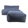 thumbnail image 2 of Love Seat Puff con Taburete Ferrara Gris Kessa Muebles, 2 of 5