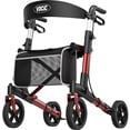 thumbnail image 1 of Andadores VOCIC para personas mayores con asiento, andador ligero con ruedas y asiento y frenos, andador plegable con ruedas, todoterreno, 1 of 5