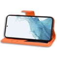 thumbnail image 5 of SaniMore for Samsung Galaxy S23 Case, PU Leather Flip Folio Cover with Stand, Card Slots, [Lovely Pet Magnetic Clasp] Full Protetcion Shockproof TPU Wallet Shell for Samsung S23, Orange, 5 of 10