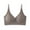 Coffee, variant on LLYwey Bras for Women Wirefree Women's Sports Bra Without Underwire Solid Color Push up Bra Big & Tall Size Nylon Sport Bra Style LW-291 Green M