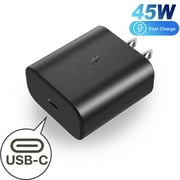 Type C Android Charger, 45W USB C Super Fast Charger and 6ft Phone Charging Cable for Samsung Galaxy S23 Ultra/S23/S23+/S22/S22 Ultra/S22+/S21/Note10/20,Tab S9