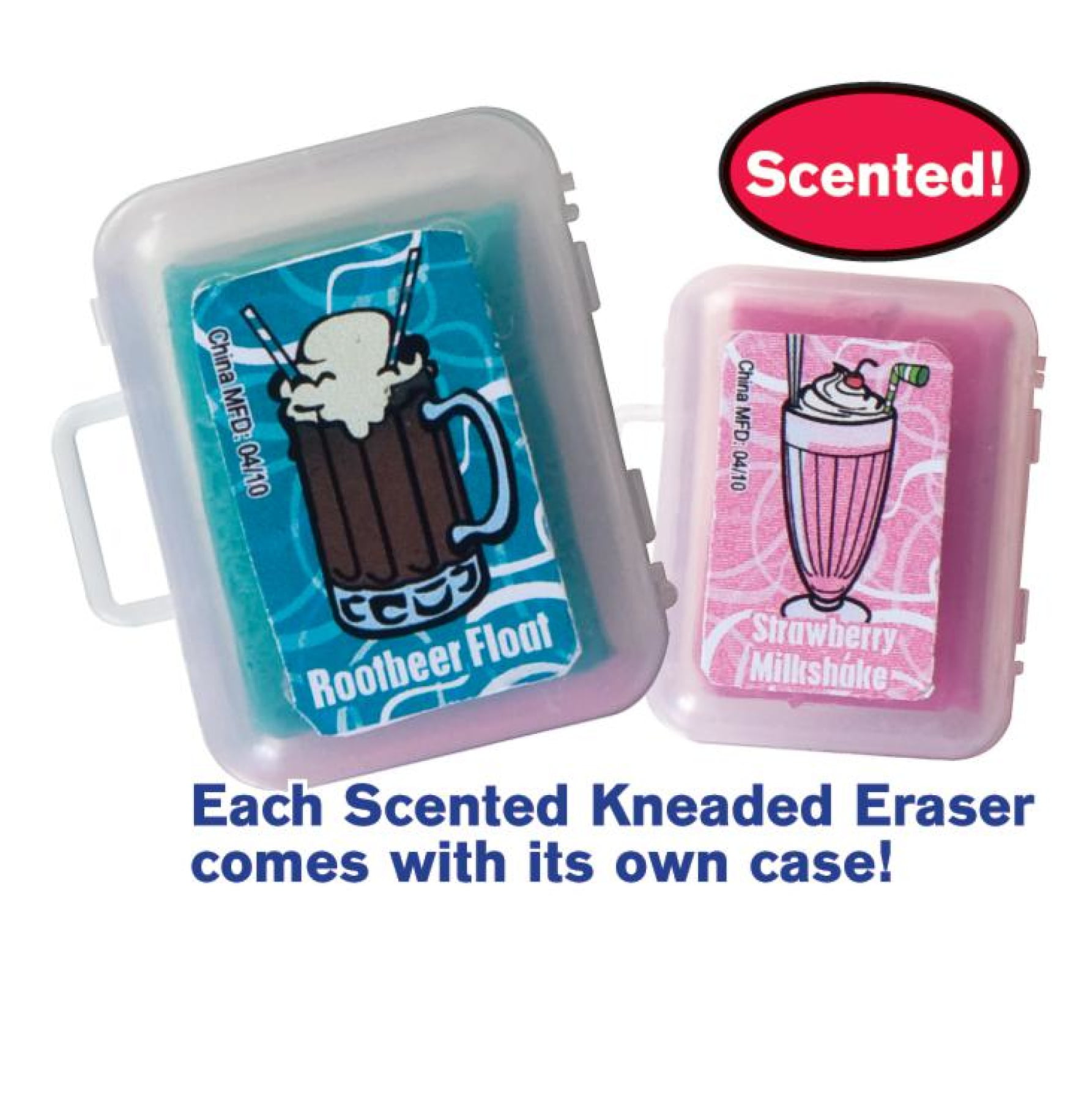 144 Pieces Snack Attack Scented Kneaded Eraser - Erasers