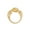 Gold, variant on Fold Ring Female European And American Ins Cold Wind Simple Exaggerated Ring