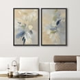 thumbnail image 2 of Framed Canvas Print Wall Art Set of 2 Abstract Floral Botanical Modern Art for Living Room, Bedroom, Office - 24"x36"x2 BLACK, 2 of 7