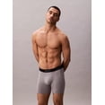 thumbnail image 5 of Calvin Klein Men's Microfiber Stretch Boxer Briefs, Sleet, Small, 5 of 6