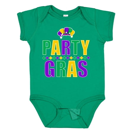 

Inktastic Party Gras Mardi Gras Gift Baby Boy or Baby Girl Bodysuit