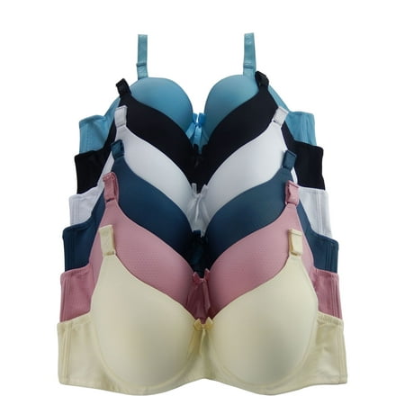 

Women Bras 6 Pack of Bra B Cup C Cup D Cup DD Cup DDD Cup 36B (92820)