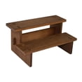thumbnail image 2 of Guardoinrt Wooden Display Riser Shelf Collectibles Display Stand Material]:The multi layer display for Dolls Figures Toys 2 Layer 20cm, 2 of 6