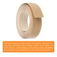 thumbnail image 3 of REGALWOVEN Edge Banding Pre-Glued Wood Veneer Edging Iron-on Flexible Tape for Cabinet Repair 1-1/8 inch x 10ft, 3 of 5