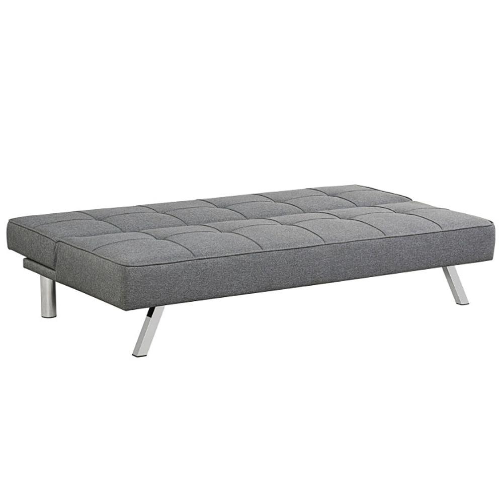 Finihen Convertible Sofa Bed, Modern Convertible Sleeper Couch, 3-Seat Convertible Sofa Bed with High-Density Sponge, for Living Room, Gray Finihen Convertible Sofa Bed, Modern Convertible Sleeper Couch, 3-Seat Convertible Sofa Bed with High-Density Sponge, for Living Room, Gray