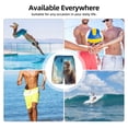 thumbnail image 6 of Yiaed Blue Sky Winged Cat Print Mens Swim Trunks Bathing Suit Compression Liner Beach Swim Shorts Swimwear Quick Dry Zipper Pocket No-Chafing Board Short-3X-Large, 6 of 6