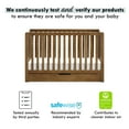 thumbnail image 4 of Carter's By DaVinci Colby 4-in-1 Convertible Crib w/ Trundle Drawer in Walnut, 4 of 6