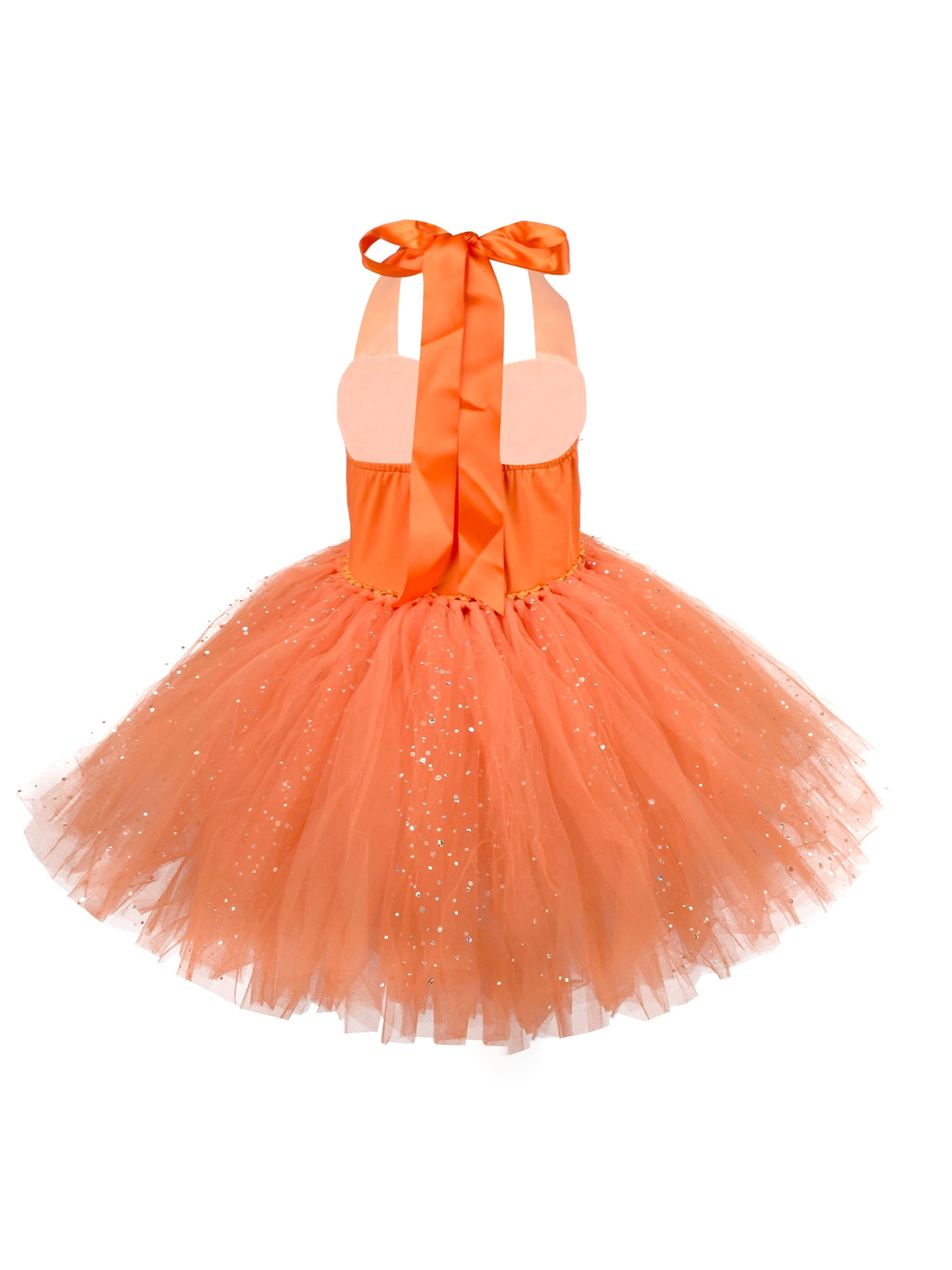 Costume De Citrouille, Femmes, Tunique Orange Avec Bandeau, Taille