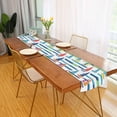 thumbnail image 2 of Yayeee Table Runner 90 inches Long Home Kitchen Dinning Party Decoration, Colorful Sailboats, 2 of 7