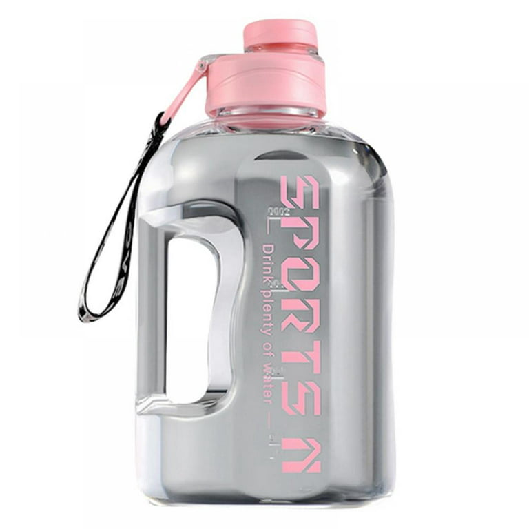 Portable Sports Water Bottles With Handle Plastic Water Jugs Bpa-free Durable  Water Bottle For Adults Hiking Walking Camping