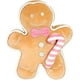 thumbnail image 1 of Liangnv Gingerbread Man Pillow Doll Cookie Man Peluche de peluche Gingerbread Man 17 pulgadas, 1 of 4