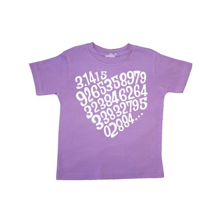 

Inktastic Pi Heart Numbers Gift Toddler Boy or Toddler Girl T-Shirt