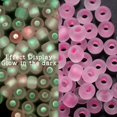 thumbnail image 1 of Cuentas de vidrio luminoso de 3mm para joyería, cuentas espaciadoras sueltas que brillan en la oscuridad, accesorios para pulsera y collar, 600 piezas, 1 of 4