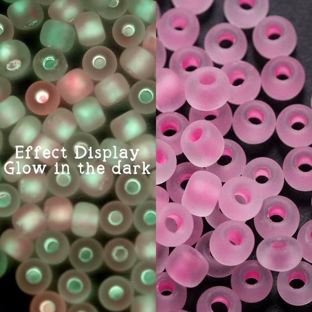 Cuentas de vidrio luminoso de 3mm para joyería, cuentas espaciadoras sueltas que brillan en la oscuridad, accesorios para pulsera y collar, 600 piezas