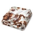 thumbnail image 3 of Brittany Spaniel Dog Super Soft Blanket Flannel Throw Blanket Flannel Microfiber Blankets for Couch Bed Sofa Fluffy and Warm 50"x60", 3 of 9