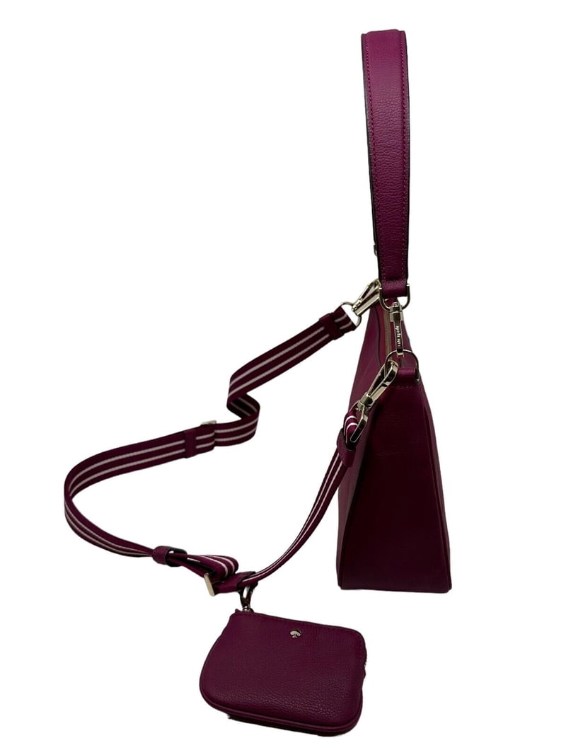 Kate Spade Rosie Shoulder Bag Pebbled Leather Detachable Coin