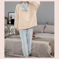 thumbnail image 3 of Yinanstore Set de 2 Pyjamas pour Femme, Bleu Moyen, 3 of 8
