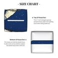 thumbnail image 5 of Tissue Disco party Astronaut Dancing Box Cover Holder, Square by Xecao - Leather Decorative Organizer for Tabletop, Bathroom, Car, Office, 5 of 8