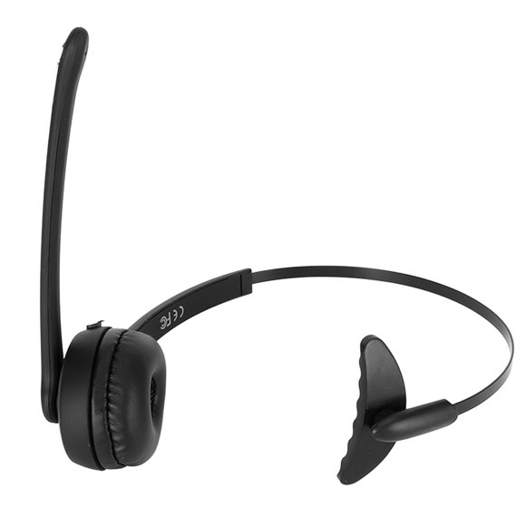 Auriculares de teléfono con Bluetooth, de un solo oído, HD, con micrófono ajustable, auriculares inalámbricos para negocios, para centros de llamadas, reuniones de juegos