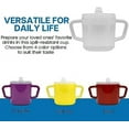 thumbnail image 3 of Providence Spillproof Compact 8 oz Adult Sippy Cup w/ 2 Handles, Clear / Each, 3 of 9