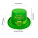 thumbnail image 3 of St Patricks Day Hats With Light St Patrick's Day Green Velvet Hat Green St Patricks Day Party Accessories Green Christmas Tree Topper Hat, 3 of 7